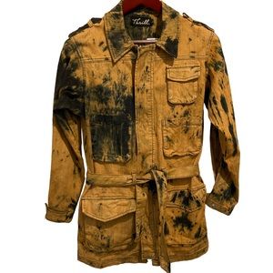 Thrill Bleached Jacket NWT Jr. L